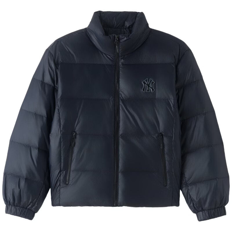 MLBNY秋冬防泼水亮面羽绒服