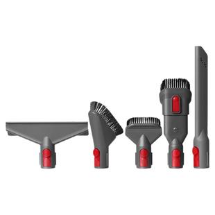 适配戴森吸尘器配件V7V8V10V11缝隙长扁吸头床褥除尘宽嘴软毛刷头