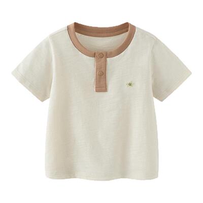 迷你巴拉巴拉纯棉竹节棉透气T恤