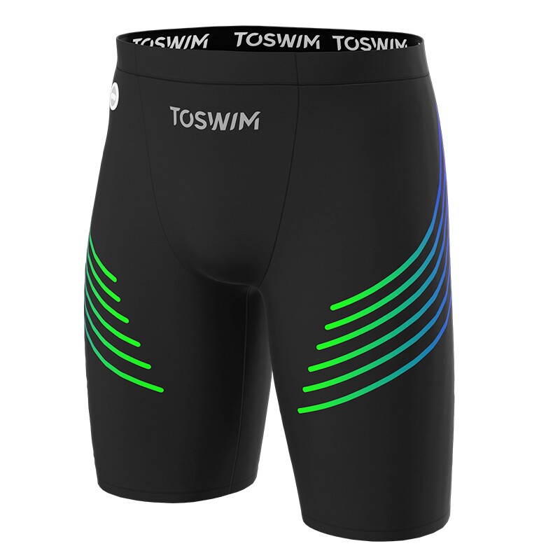 泳镜侠男士及膝泳裤toswim