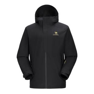 骆驼冲锋衣三合一户外王者凯甲X金标男款专业防水内胆登山外套女