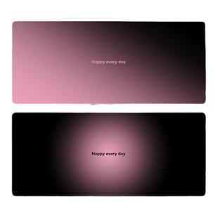高级感黑粉渐变鼠标垫超大电脑桌垫办公加厚定制电竞键盘滑鼠垫子