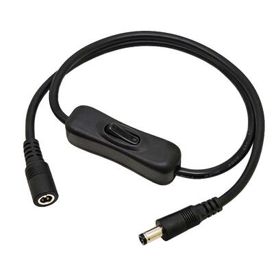 纯铜DC电源线带开关12v24v大电流