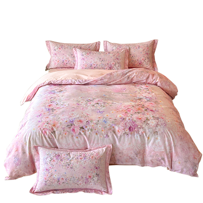 法式高端全棉磨毛四件套100%纯棉