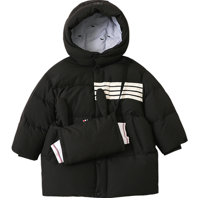 宝宝羽绒服中长款2025冬季新款男童羽绒服女童中小童装外套C4803