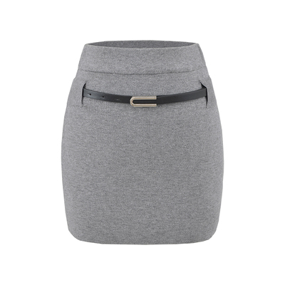 韩系性感OL高腰针织包臀半身裙