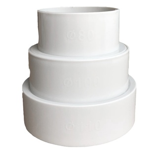 新风系统pvc管道变径接头大小头排风管转换头200 160 110 100 80