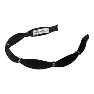 小香风丝绒发箍女轻奢高级感细款发带富家千金头饰新款头箍仿水钻