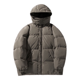2025新款连帽羽绒棉服男冬季宽松加厚男生防泼水面料保暖棉衣外套