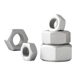 8.8级热镀锌六角螺母螺帽热浸锌扩孔螺丝帽M8M10M12M16M20M22-M48