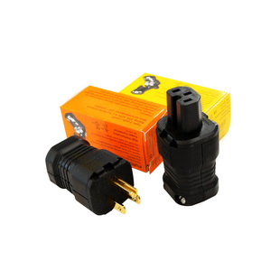 古河新款FI-15/ F15M (R)(G)镀銠镀金插头美标插尾日本FURUTECH