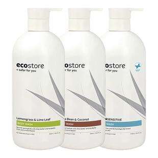 900ml大容量 新西兰Ecostore宜可诚天然植物沐浴露孕妇可用沐浴液