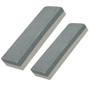 双面粗细磨刀石老式家用菜刀美工刀天然磨石神石原石精品迷你小块