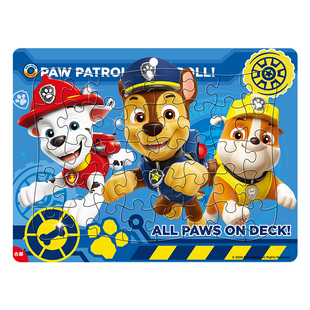 古部汪汪队纸质框式拼图3-6岁超级飞侠儿童益智平图拼版40片*6张