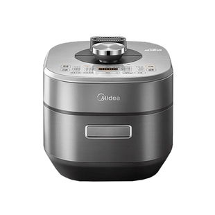 美的速嫩感电压力锅家用IH大容量智能自动不锈钢高压饭煲5L双胆