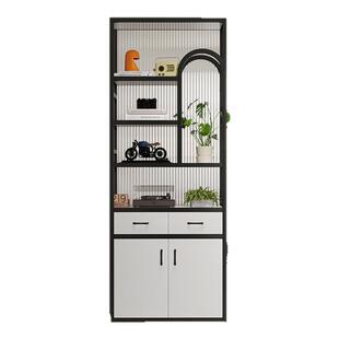 正对门玄关柜屏风置物架简约客厅鞋柜穿堂风隔断卫生间遮挡门厅柜