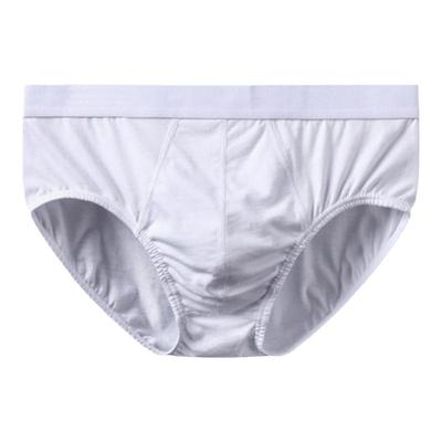 诺卡登纯棉内裤男三角白色中低腰