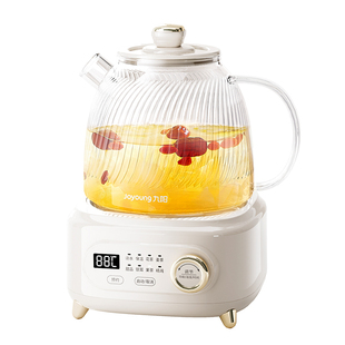 九阳全玻璃养生壶全自动智能恒温智能大容量办公室煮茶电热烧水壶