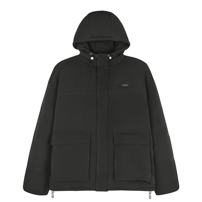 Madcloud美式工装加厚连帽羽绒服