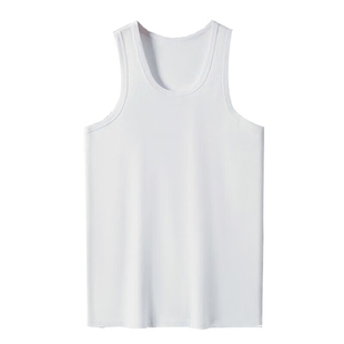 正品白背心制式夏季男款无袖体能训练服打底汗衫速干运动吸汗背心