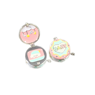 marshmellow珠宝商店珐琅八音盒beads串珠原创手绘珠手镯镀银手链