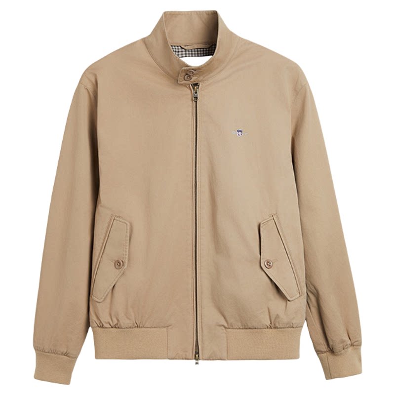 【哈灵顿夹克】GANT/甘特26秋冬新款女纯棉立领美式休闲通勤外套