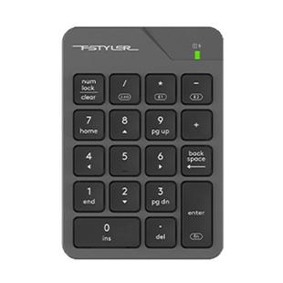 双飞燕蓝牙无线双模数字密码小键盘可充电静音按键电脑外接FBK21C