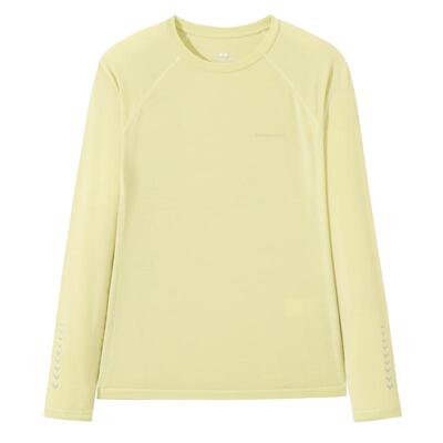 【美利奴羊毛】拓路者纯色贴身层快干衣徒步抑菌运动长袖T恤女秋