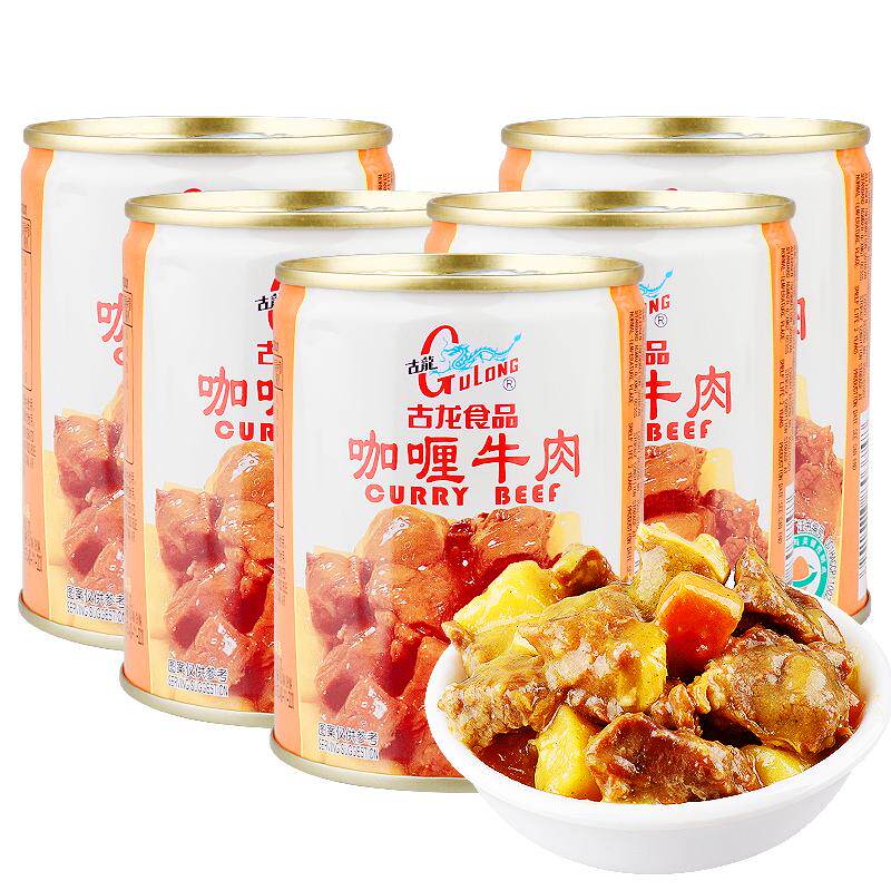 古龙240g*5户食熟食火锅罐头