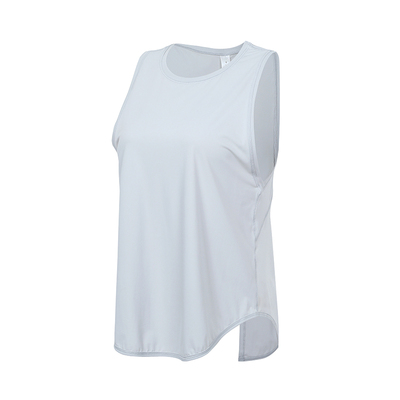 ANNERUN无袖透气后开叉运动背心