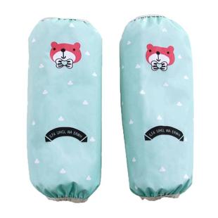 防水袖套女秋冬季套袖长款清洁工作厨房防脏防污可爱儿童袖头新款