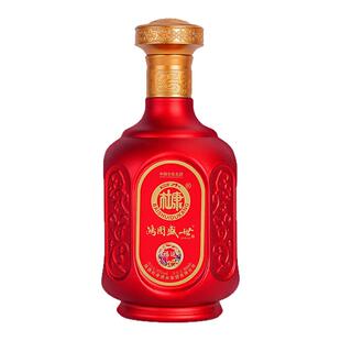 白水杜康鸿图盛世福运浓香型纯粮酒52度500ml*6瓶整箱装婚庆送礼