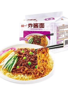 袋装方便面炸酱面统一