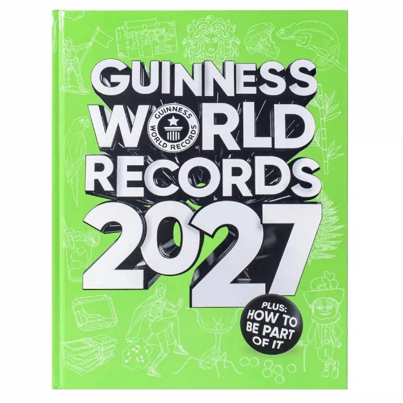 预售 英文原版 吉尼斯世界纪录大全2027版 Guinness World Records 2027 精装儿童科普百科认知全书青少年课外英语读物探索世界