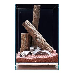 小鱼缸成品套装全套生态造景森林南美风格树枝装饰全套用品黄梨枝