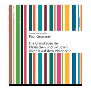 格鲁默 大提琴练习曲 古典基础和超技训练 维也纳UE原版乐谱书 Grummer Cello 40 Etudes UE11229