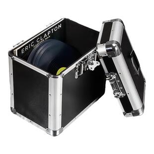 黑胶唱片收纳箱CD盒光盘LP影碟胶片箱手提储物箱铝合金防潮置物箱