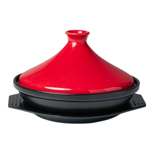 塔吉锅砂锅耐高温燃气摩洛哥塔吉锅浅口商用陶瓷炖锅黄焖鸡米饭锅