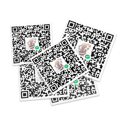 收款微信支付宝二维码纯码正方形