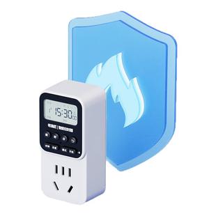 老渔匠鱼缸循环智能定时控制器显示屏水族箱氧气泵杀菌灯开关插座