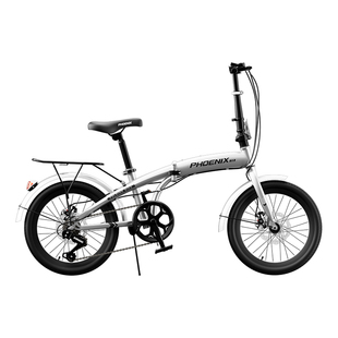 凤凰折叠自行车成人禧玛诺变速男超轻便携通勤代步女小型学生单车