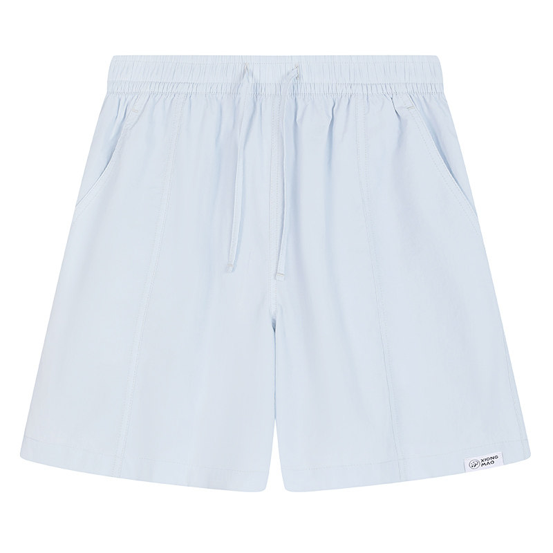 张予曦同款熊猫短裤女2026新款春夏防泼水显瘦宽松户外直筒溯溪裤