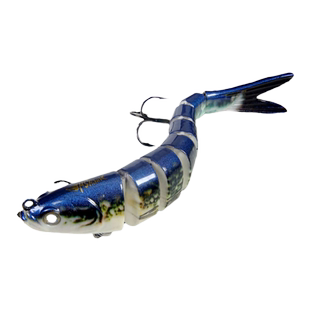 大梅鲨仿真多节鱼路亚饵仿生泥鳅假饵缓沉淡水黑鱼翘嘴鲈鱼狗鱼