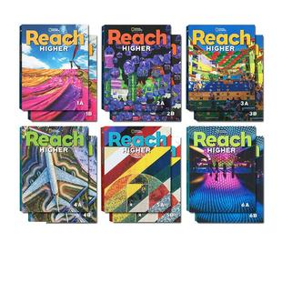 原版进口美国国家地理Reach Higher 美国小学教材 最新版 1A/1B/2A/2B/3A/3B/4A/4B/5A/5B/6A/6B 原版现货reachhigher教材