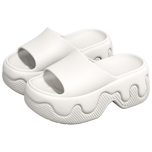 8cm厚底增高拖鞋女夏季2026新款家居防滑凉拖外穿海边沙滩踩屎感