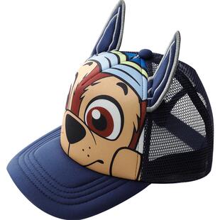 汪汪队儿童遮阳帽男童网眼棒球帽女童韩潮宝宝太阳帽小孩鸭舌帽子