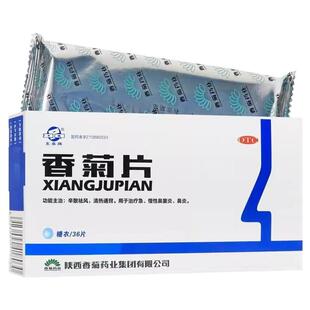 东秦牌 香菊片36片/盒辛散祛风清热通窍治疗急慢性鼻窦炎鼻炎