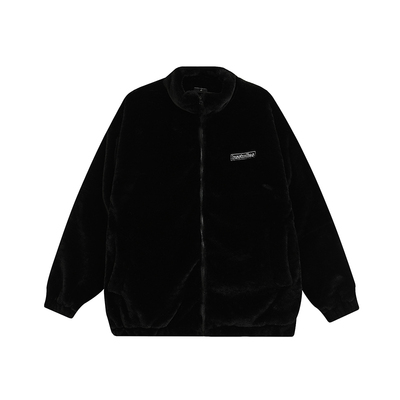 INSstudios复古仿兔绒棉服棉袄