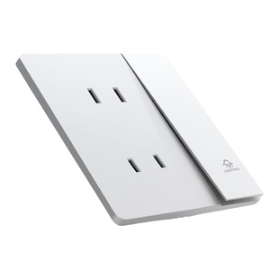 国际电工86型一开四孔插座厨房4孔带开关二二插四眼电源双控面板