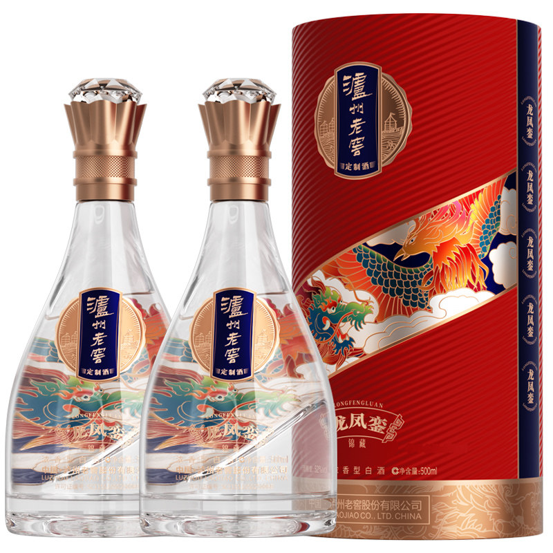 泸州老窖定制酒龙凤銮锦藏500ml
